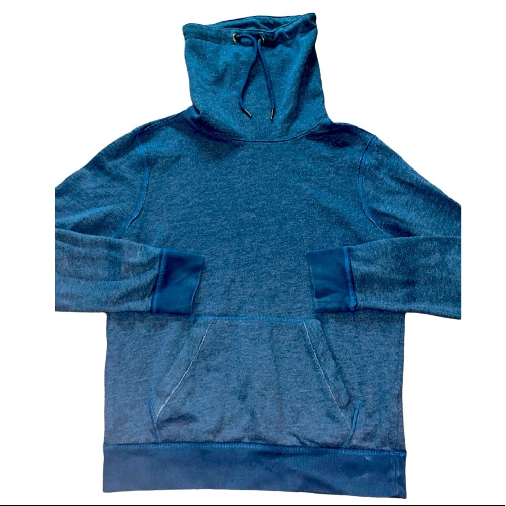 Brooklyn Calling N.Y.C. Blue Funnel Neck Pullover